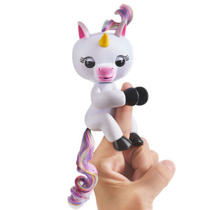 Smart Unicorn Record Gigi Interactive Glitter USB Electronic Recordable Finger Toy Induction Pet for Kids Baby